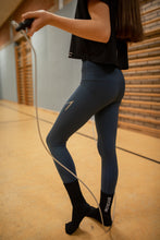 Lade das Bild in den Galerie-Viewer, Cozy Gold IrishDance Leggings, Blue Lagoon