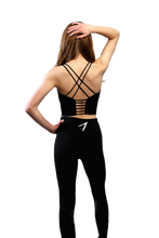 Load image into Gallery viewer, IRISH DANCE TOP/BRA - Elegance - black
