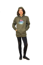 Load image into Gallery viewer, HOODIES Pre/Post-Practice  - JUNGLE GREEN - IRISH DANCE
