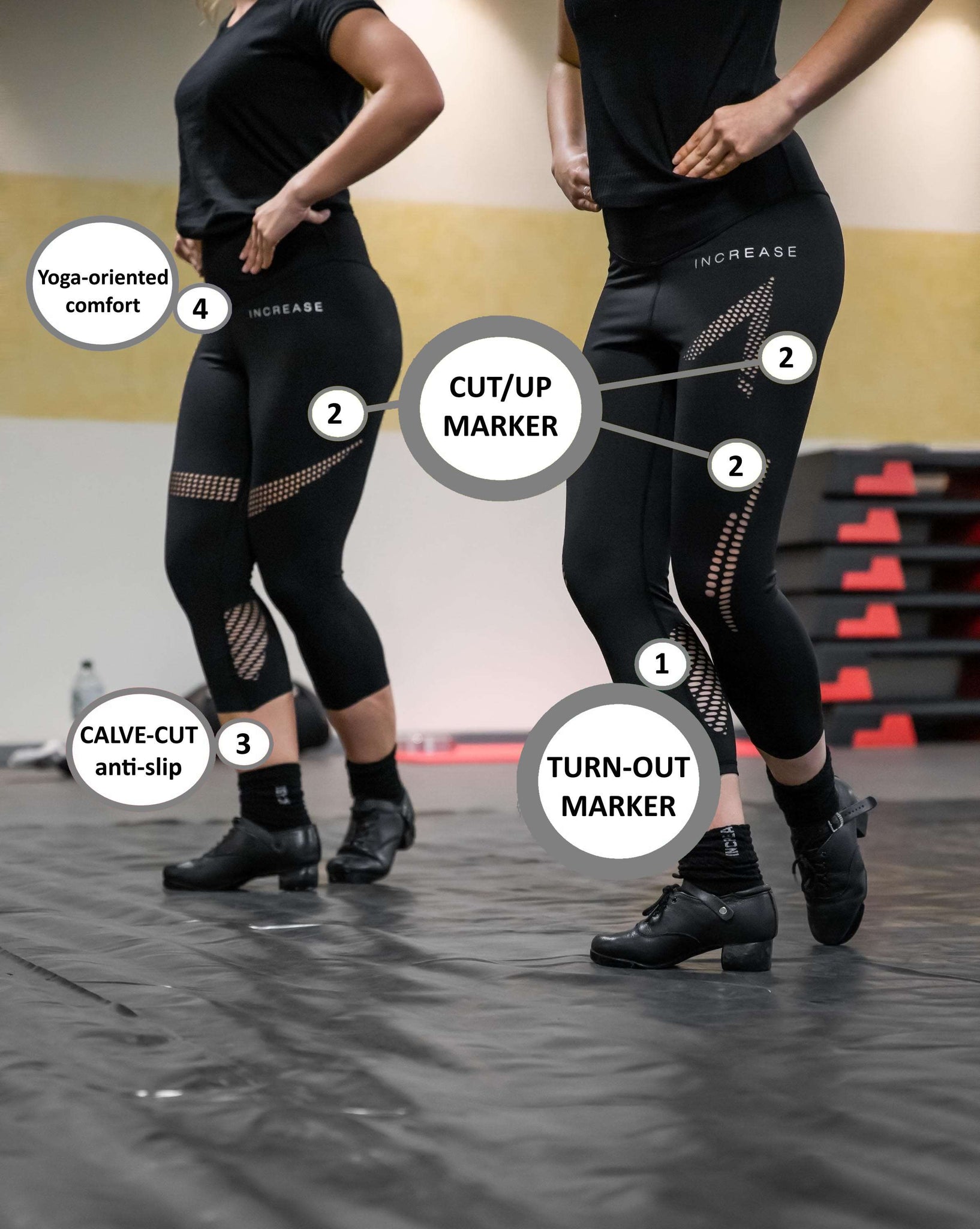 ADULTS Special Cuts Leggings - IRISH DANCE – INCREASE.wear